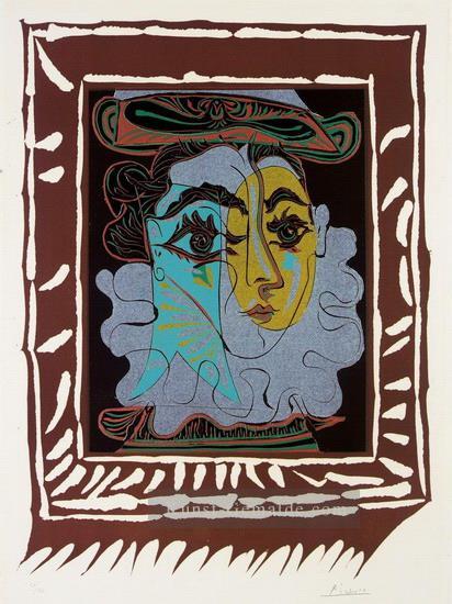 Woman au chapeau 1921 cubist Pablo Picasso Ölgemälde